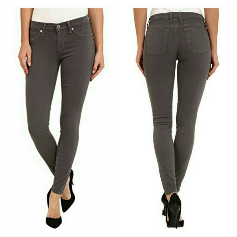 Lucky Brand Sofia Skinny grey cords size 8
